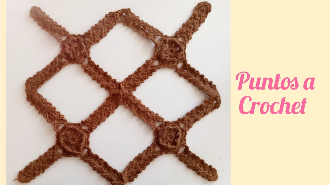 TEJE este hermoso patrón a CROCHET súper fácil de realizar para principiantes 🧶🌺💖