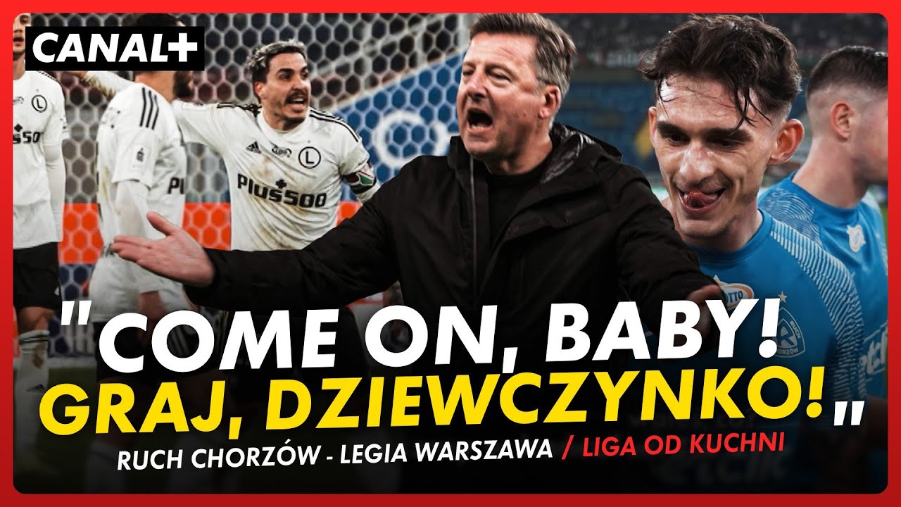 WŚCIEKŁY ARBITER, JAK PROWOKOWANY JEST JOSUE? LIGA OD KUCHNI: RUCH - LEGIA