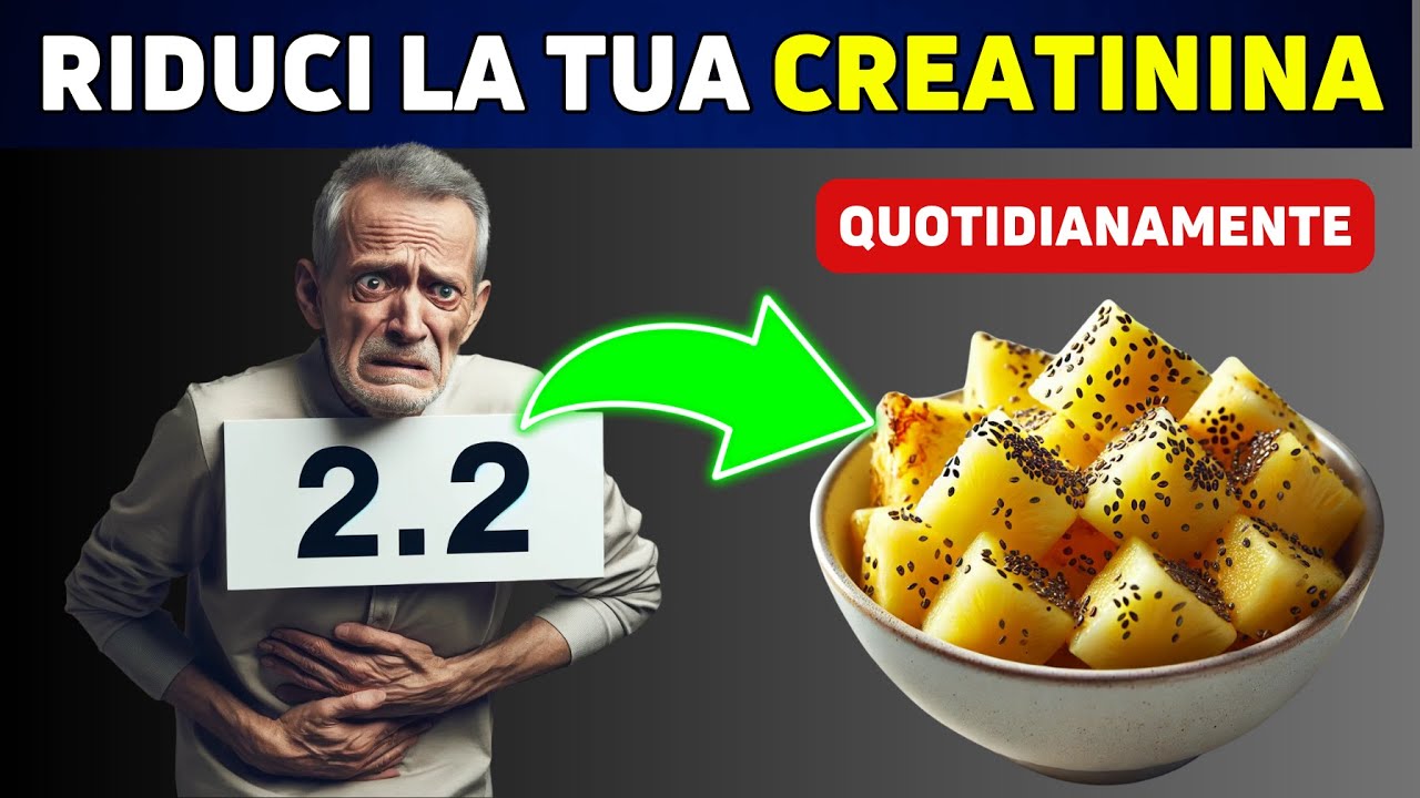 Non puoi ABBASSARE la tua Creatinina se non mangi questi 10 alimenti! Salute Renale