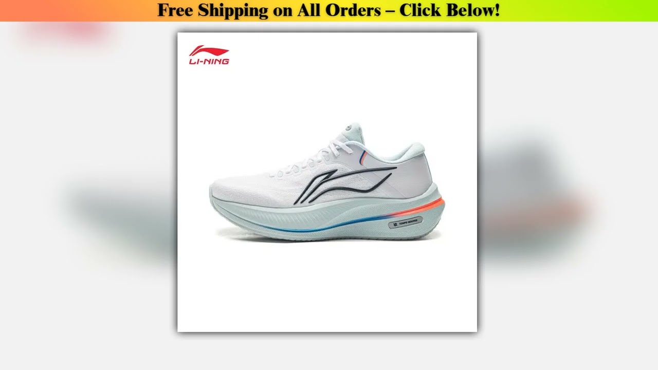 LI-NING Yueying 5 Men's Running Shoes Cushioned Protective Professional Competition Running Shoes