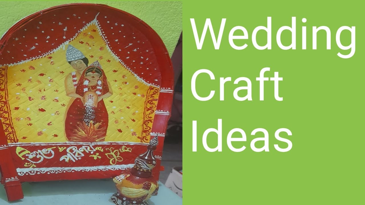 Wedding Kulo Painting Ideas / Wedding Craft Ideas / Wedding kulo Design/Bengali Wedding kulo sajano