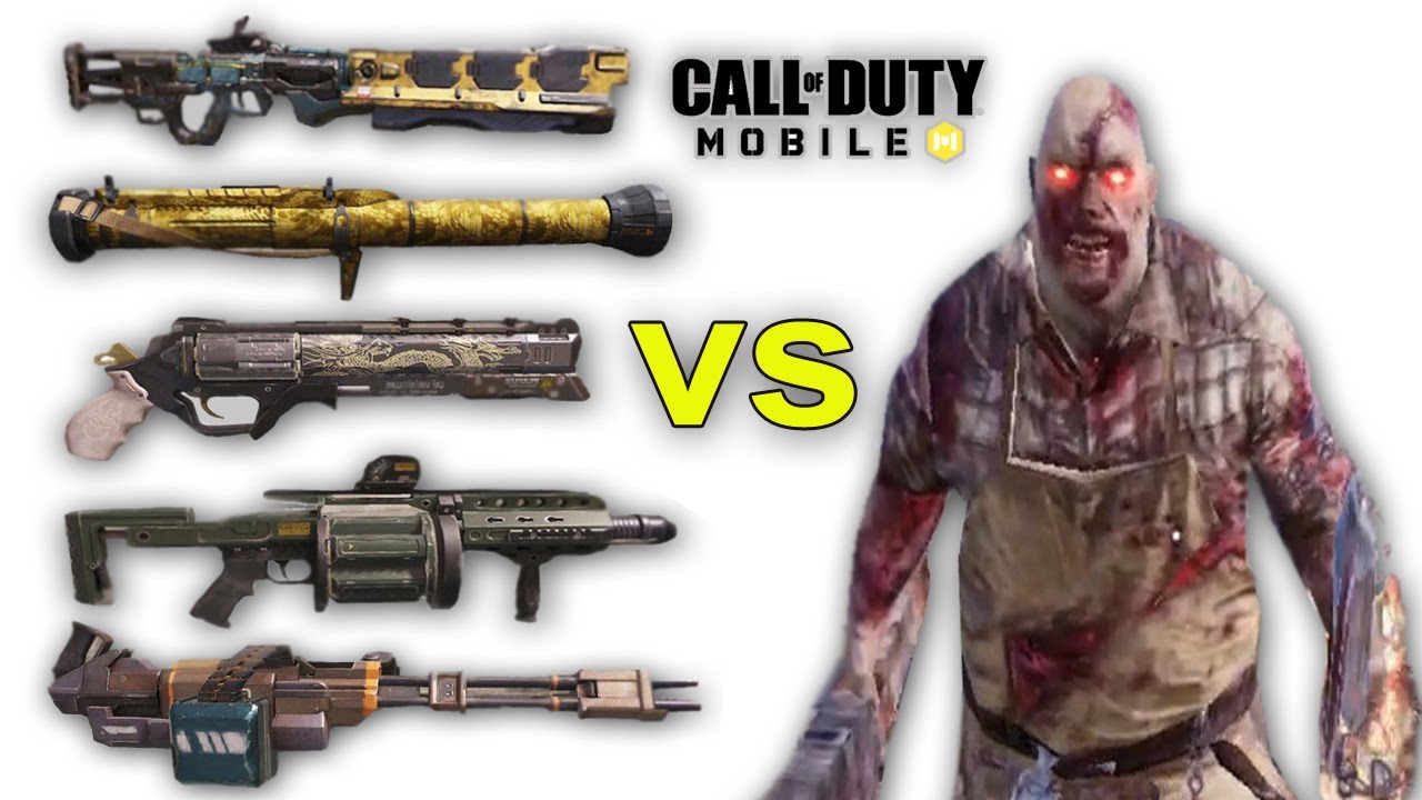 Butcher Zombie Boss vs Heavy and Legendary Weapons in COD Mobile | Call of Duty Mobile