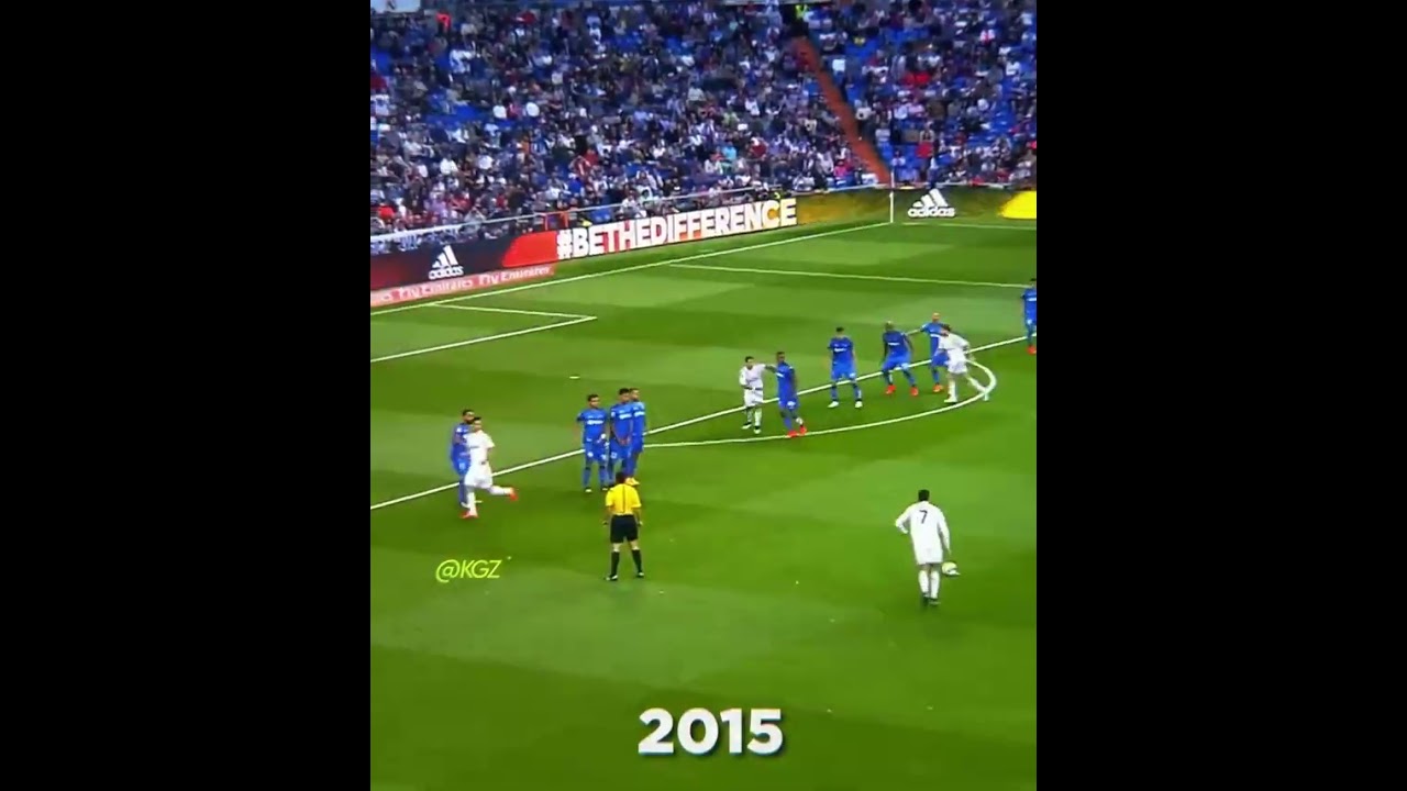 Cristiano Ronaldo Free-Kick Evolution (2007-2023)🐐🔥