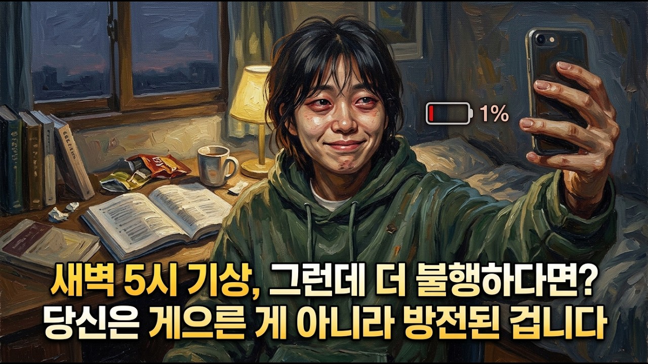 난 아침형 인간으로 빡세게 사는데 왜 계속 불행하게 느껴질까? 당신의 에너지가 새는 진짜 이유