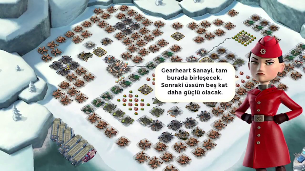 Boom Beach Yüzbaşı Everspark nasıl açılır? [HD] (Savaş Fabrikası ile savaşmak)