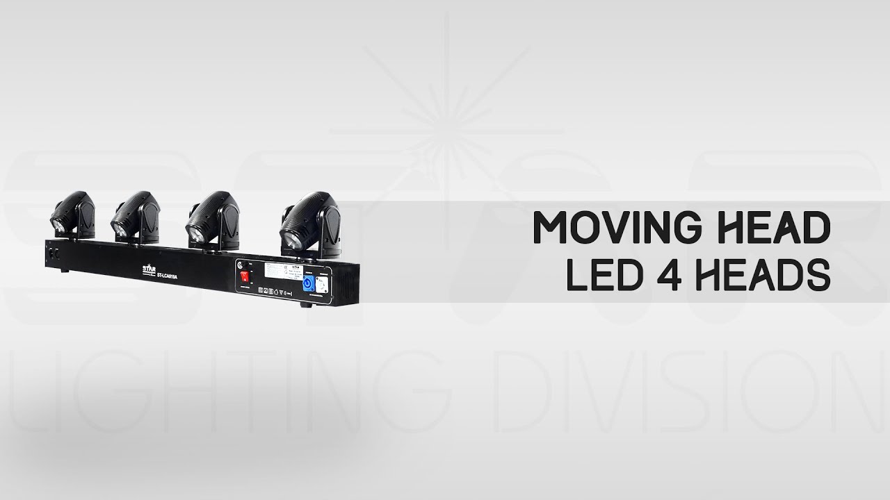 Moving Bar LED 4 Heads - Star Lighting Division