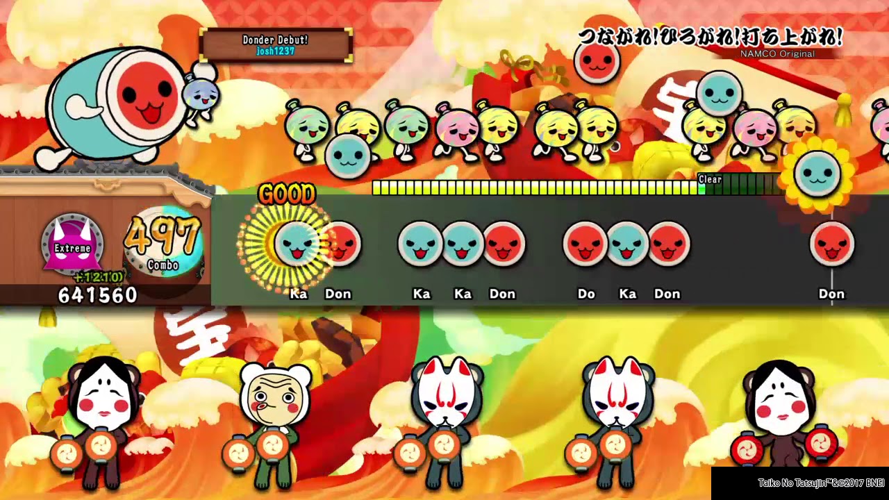 【Taiko no Tatsujin Drum Session】Tsunagare! Hinogare! Uchiagare! FC
