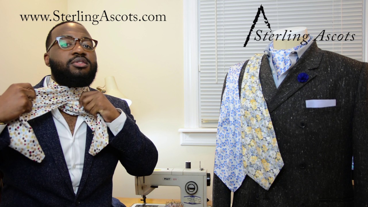 How to tie an ascot (the best technique for silk) - Sterling Ascots