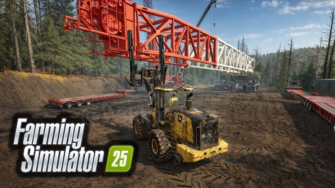 Building a GIANT Oil Rig in Multiplayer (Realistic Graphics) | Farming Simulator 25