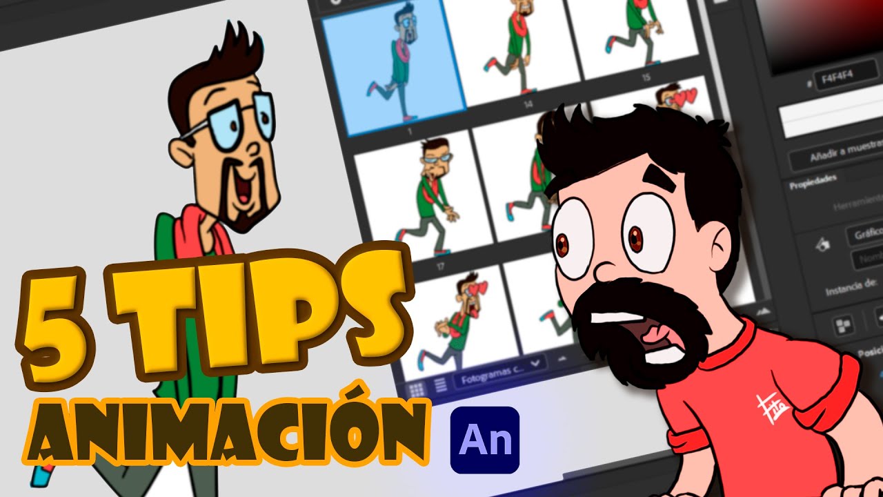 ✨5 TIPS para ANIMACIÓN✨ Adobe Animate