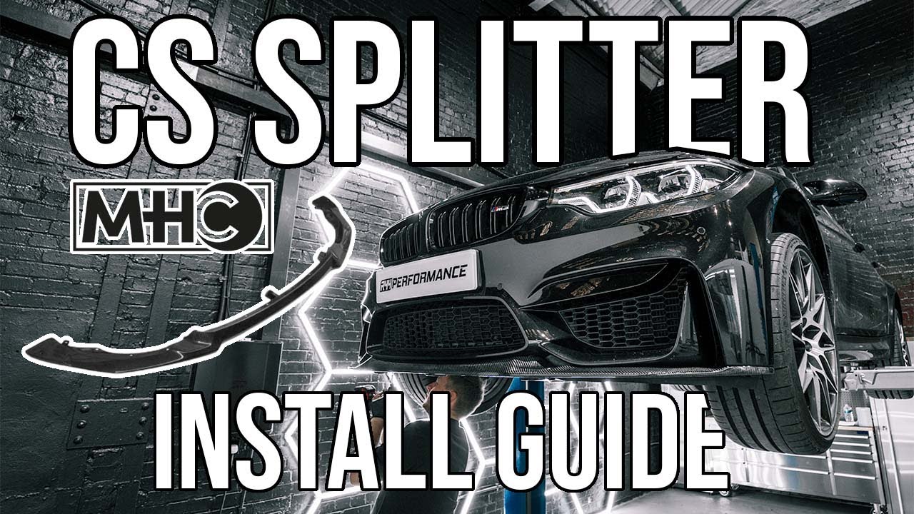 HOW TO FIT : THE F8X CS STYLE FRONT SPLITTER