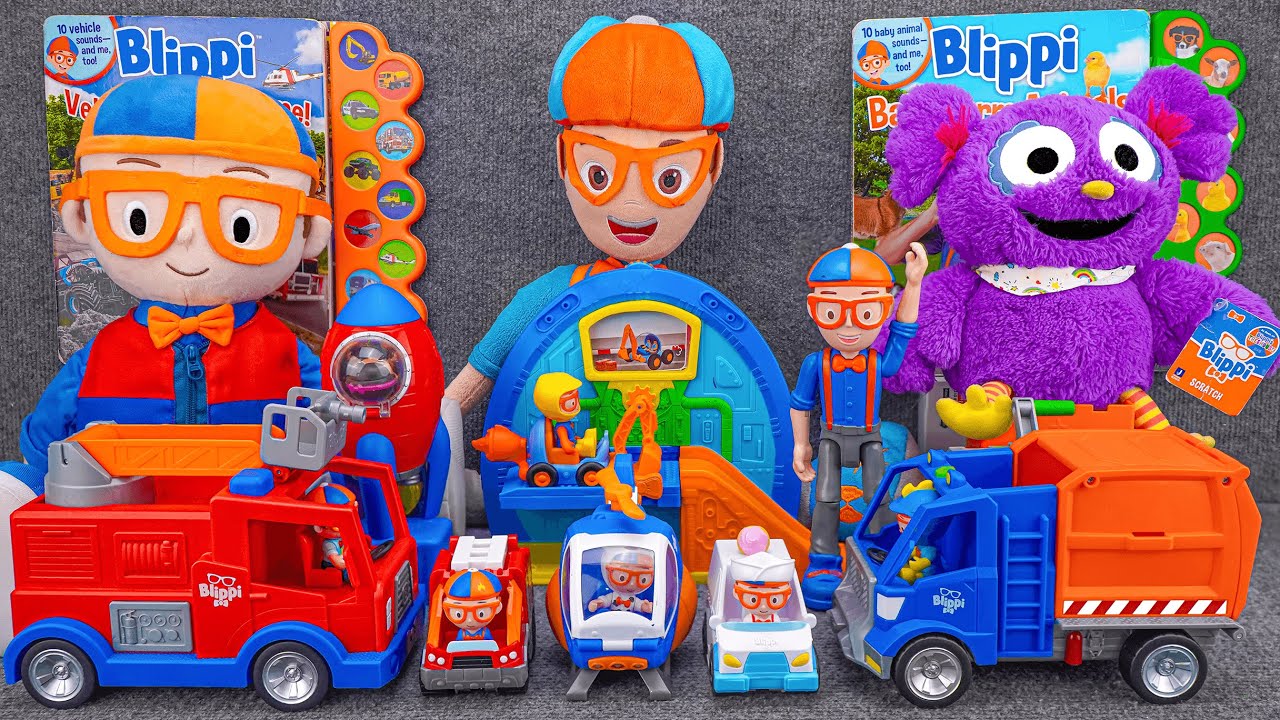 60 Minutes Satisfying with Unboxing Cute Blippi First Party Toys Collection ASMR | Review Toys