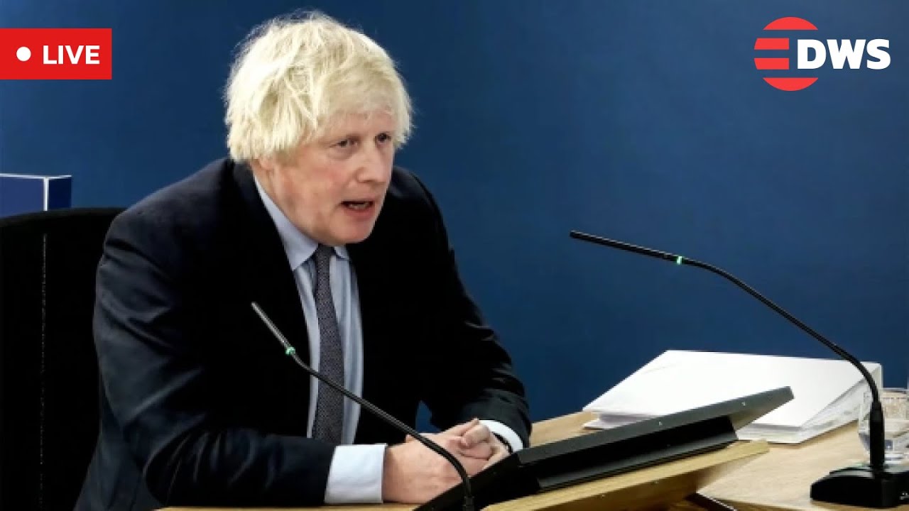 LIVE: Boris Johnson Gives Evidence at UK COVID-19 Inquiry | Full Hearing from London | AQ1E