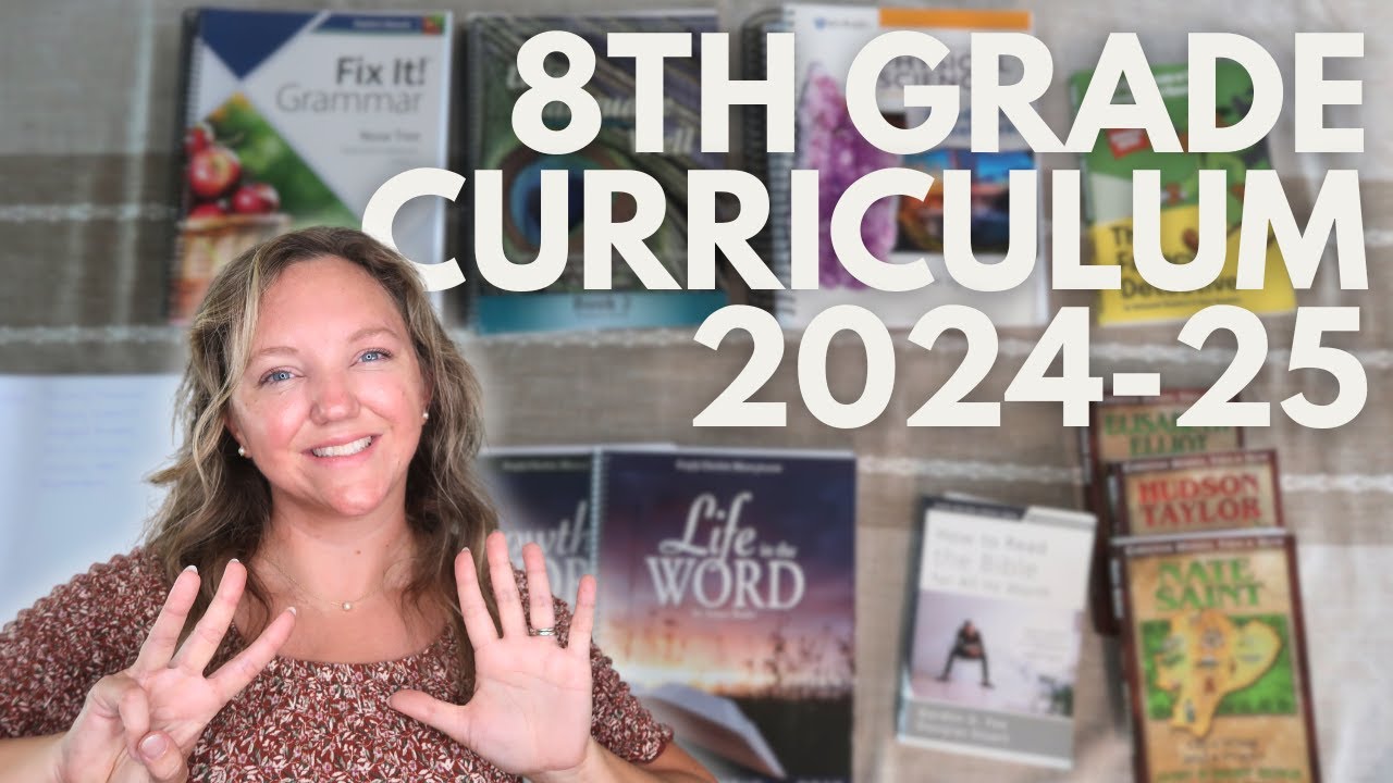 8TH GRADE CURRICULUM CHOICES || HOMESCHOOL CURRICULUM WEEK 2024