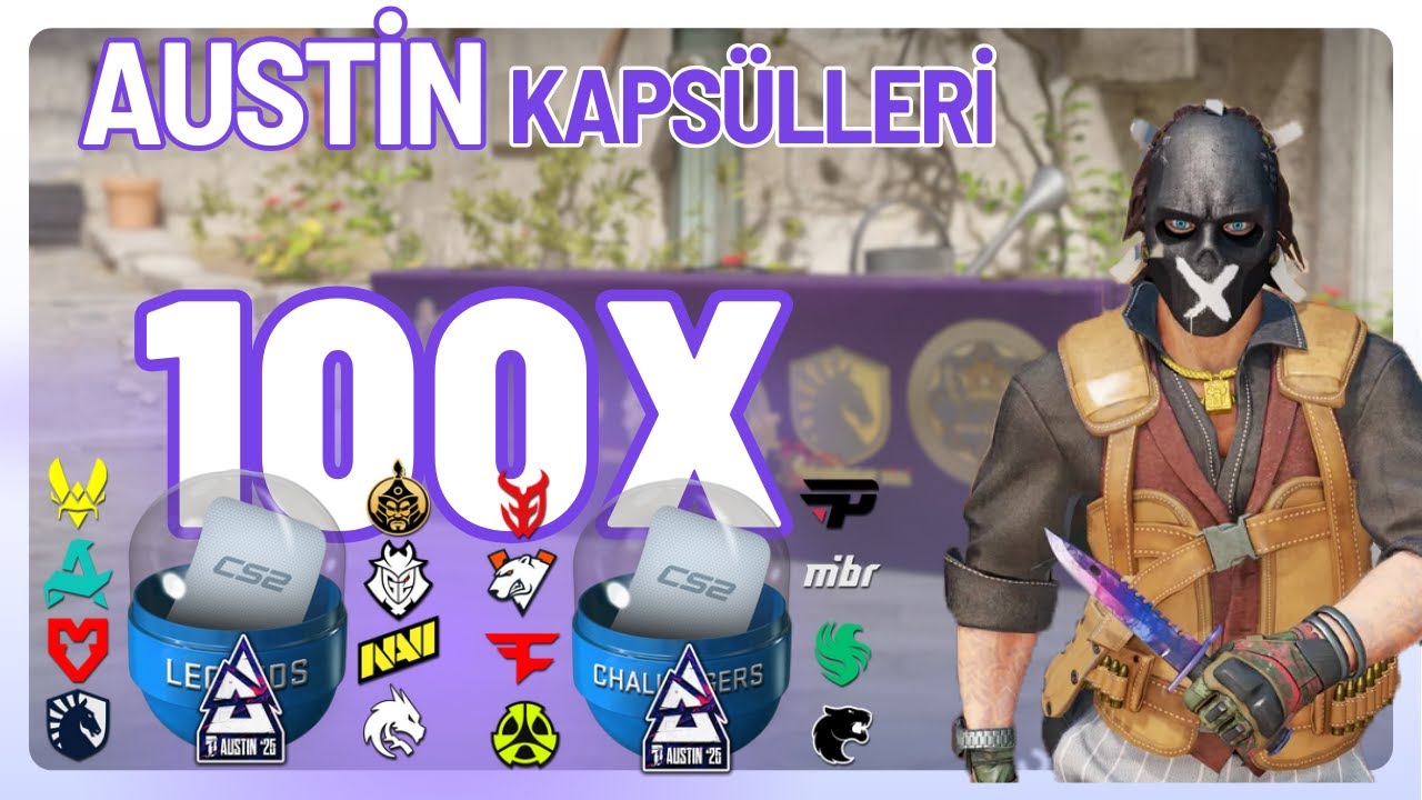 100 Kapsül Açtım! İşte Çıkardıklarım... | CS2 Austin Major Kapsül Açılımı!