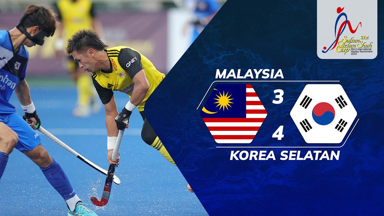 Malaysia 3 - 4 Korea Selatan | Sorotan Piala Sultan Azlan Shah 2025
