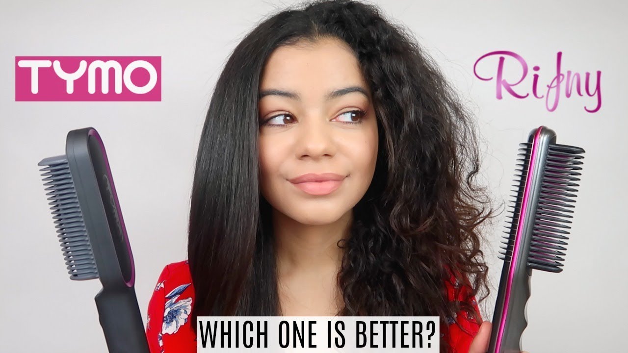 TYMO VS RIFNY STRAIGHTENING COMB ON CURLY HAIR - HONEST OPINION