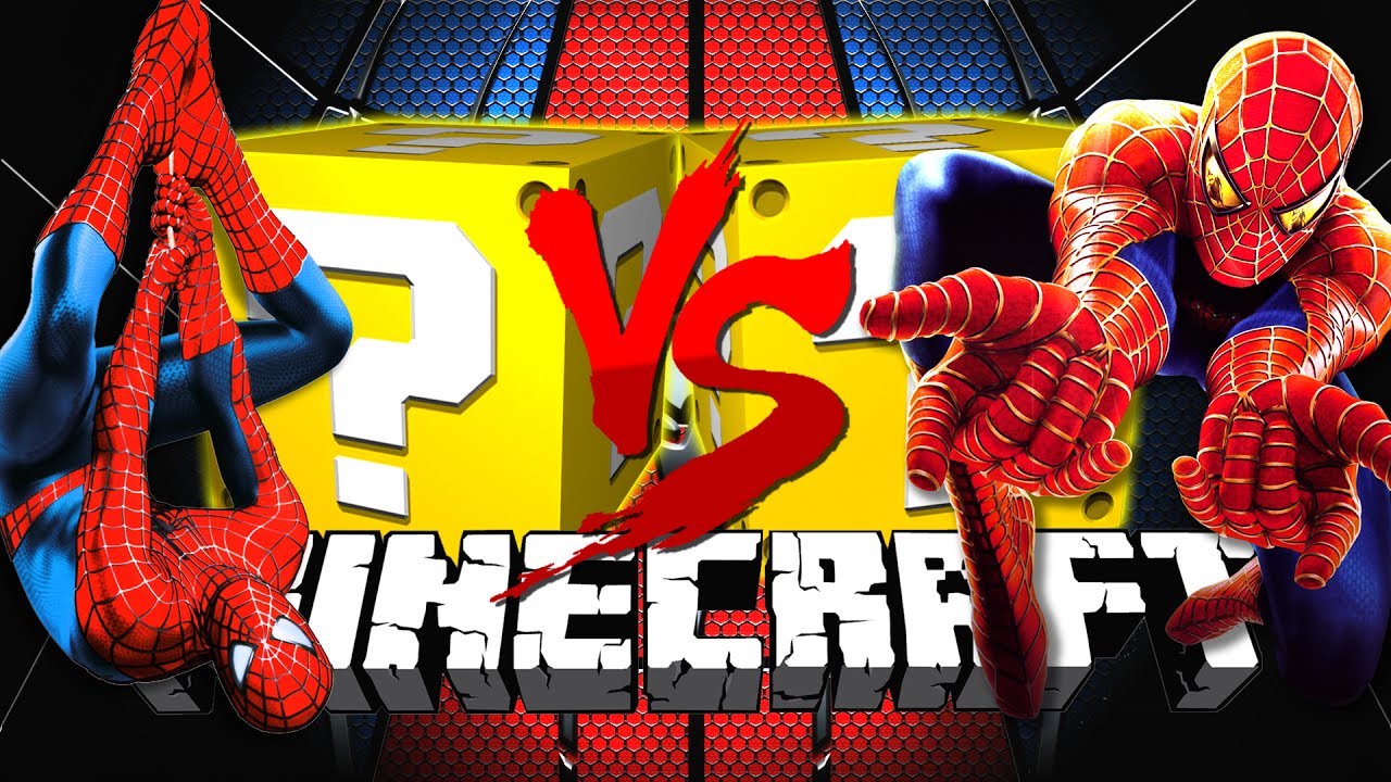 Don't FALL in the WEBS! *Spider-man* Lucky Blocks! Minecraft DEATH RUN!