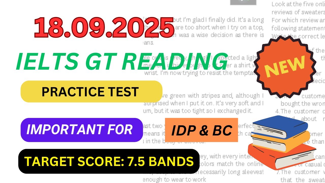 ielts reading practice test 2025 with answers | september