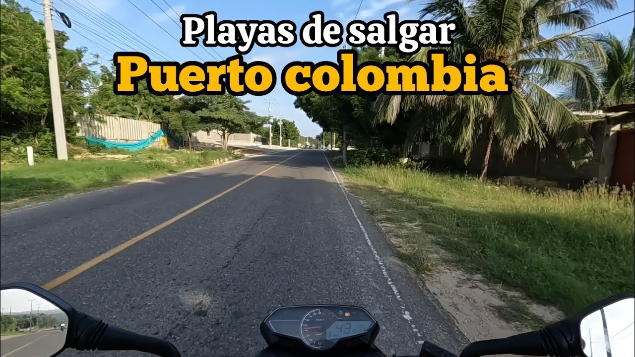 La ruta de como llegar desde Barranquilla hasta las playas de salgar de puerto colombia 