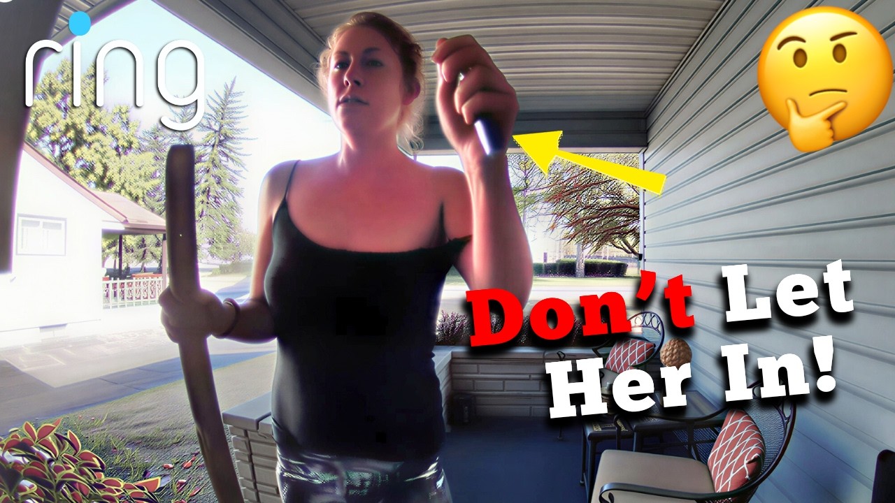 Never Open the Door Without Checking First! (Caught on Ring Doorbell)