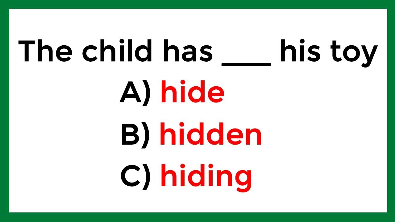 English Grammar Challenge | Can You Score a Perfect 100%? #115