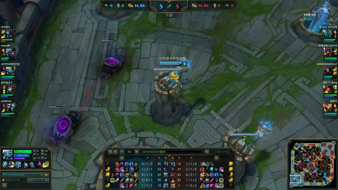 challenger rank4위 (챌린저4위) - 사리면서파밍만함 피즈 영상