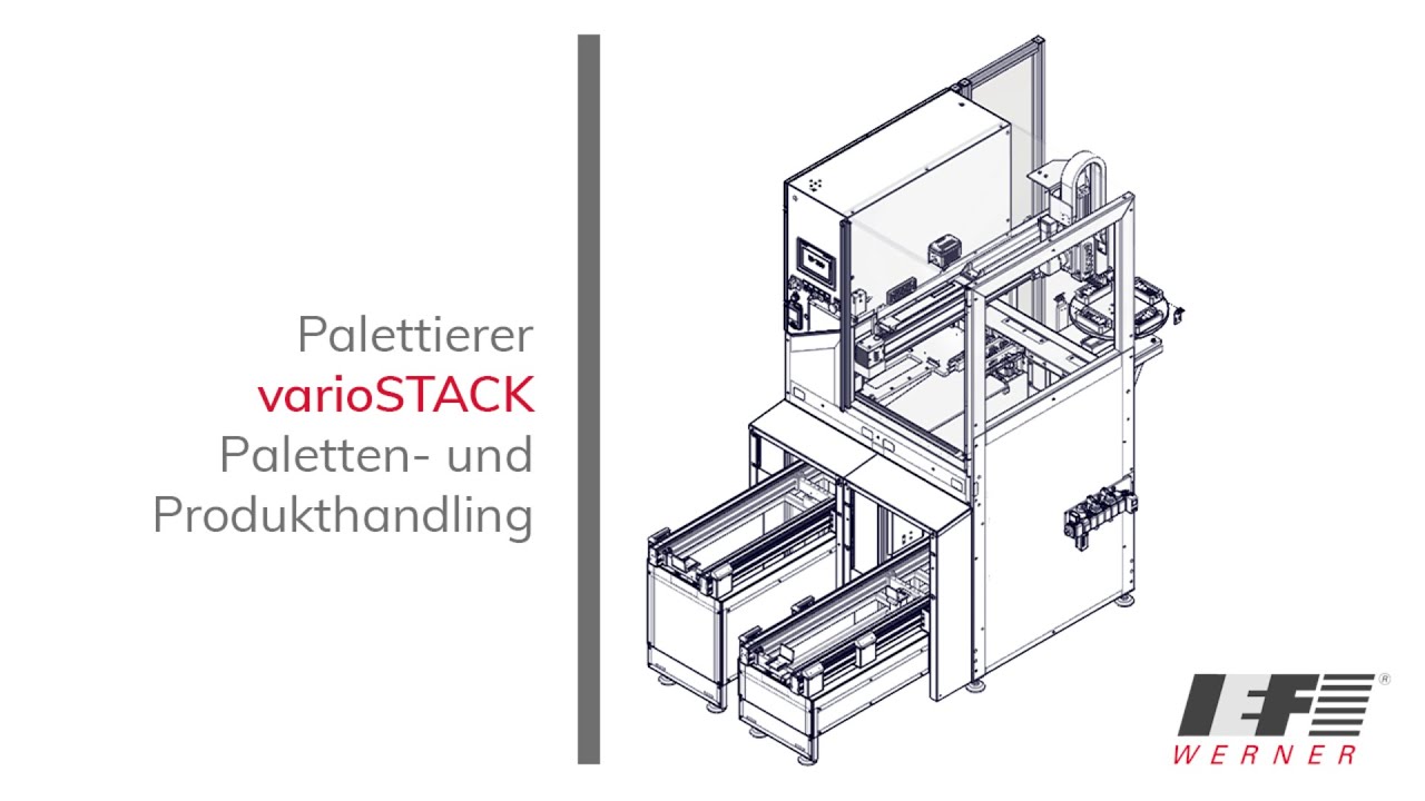 varioSTACK Bandbeladung mit Produkthandling #automation