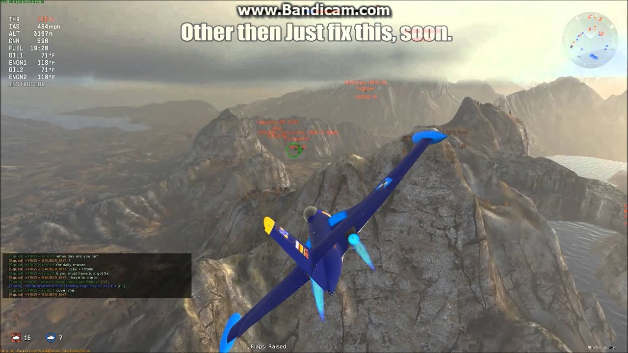 War thunder Chat box bug report no. 4 (1.47.8.14)