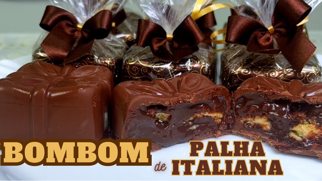 BOMBOM DE PALHA ITALIANA - AULA COMPLETA - COM DICAS DE FAÇA E VENDA| Receitas da Line