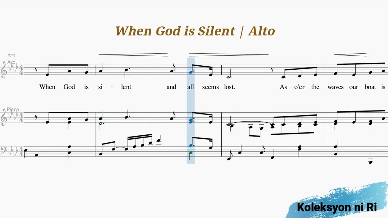 When God Is Silent | Alto | Vocal Guide by Sis. Mercy Luna-Tom