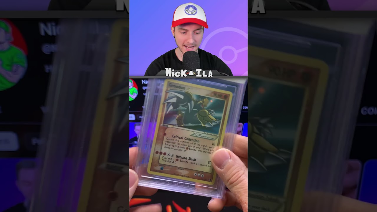 Ho fatto GRADARE una CARTA POKEMON da 1500 &euro; ! Che voto avr&agrave; preso ? #shorts #pokemon