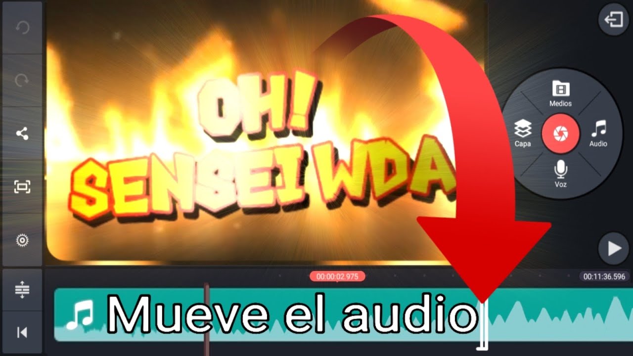 Cómo editar el audio en Kinemaster - Parte #02