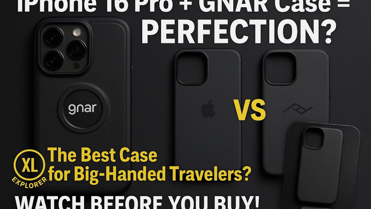 XL Explorer Peak Design GNAR Case Review iPhone 16 Pro Review