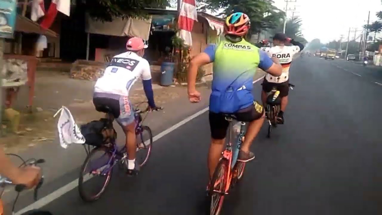 aksi kocak saat TOUR 250km PASURUAN / PONOROGO