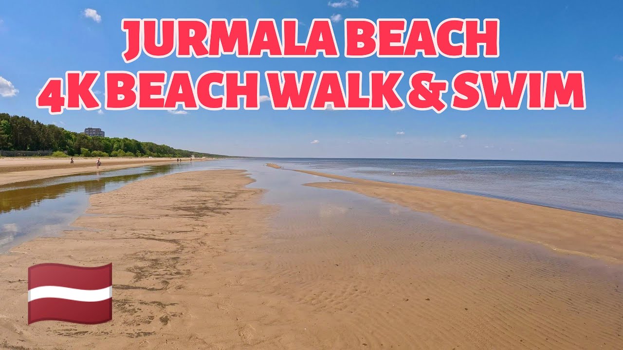 4K LATVIA Beach Adventure 🇱🇻 JURMALA