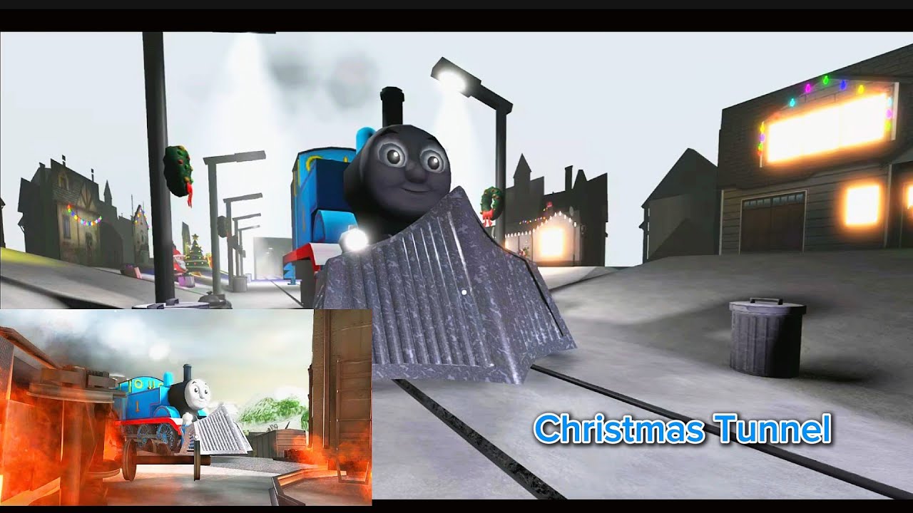 Thomas exe Roblox Christmas tunnel