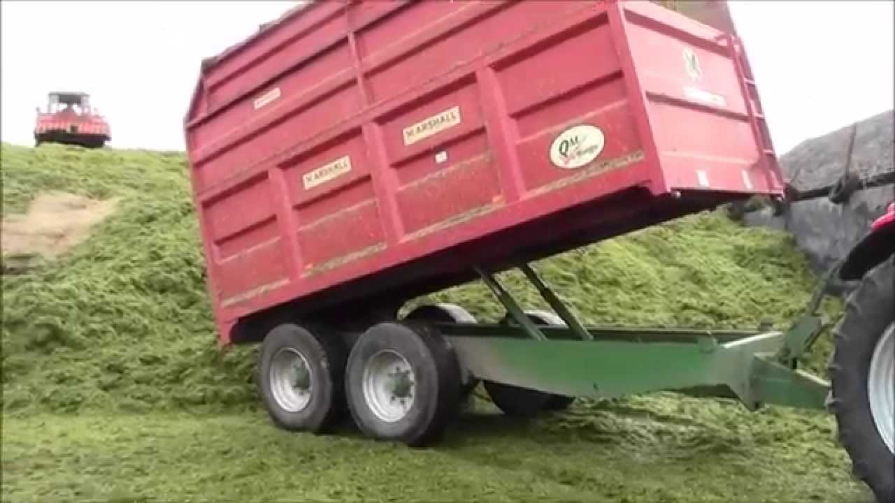 Massey Ferguson 5465 Tractor back on the buckrake