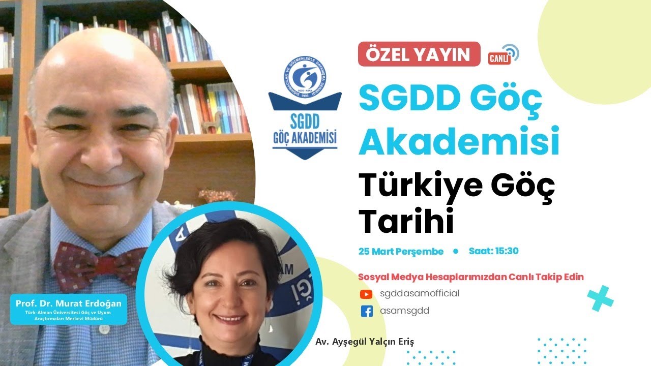Göç Söyleşileri - Prof. Dr. Murat Erdoğan - Türkiye Göç Tarihi