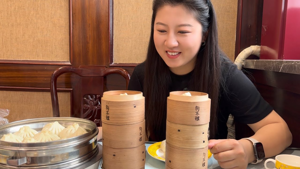 【 寻尝姐妹】来了这么多次天津，还没吃过狗不理包子，尝尝味道咋样