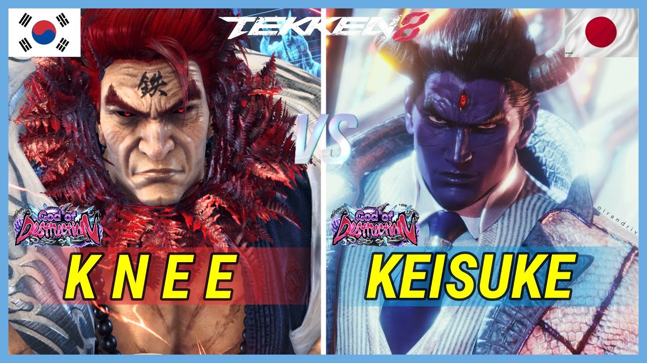 T8 ▰ KEISUKE (Kazuya) Vs KNEE (Heihachi) ▰ Tekken 8 High Level Gameplay