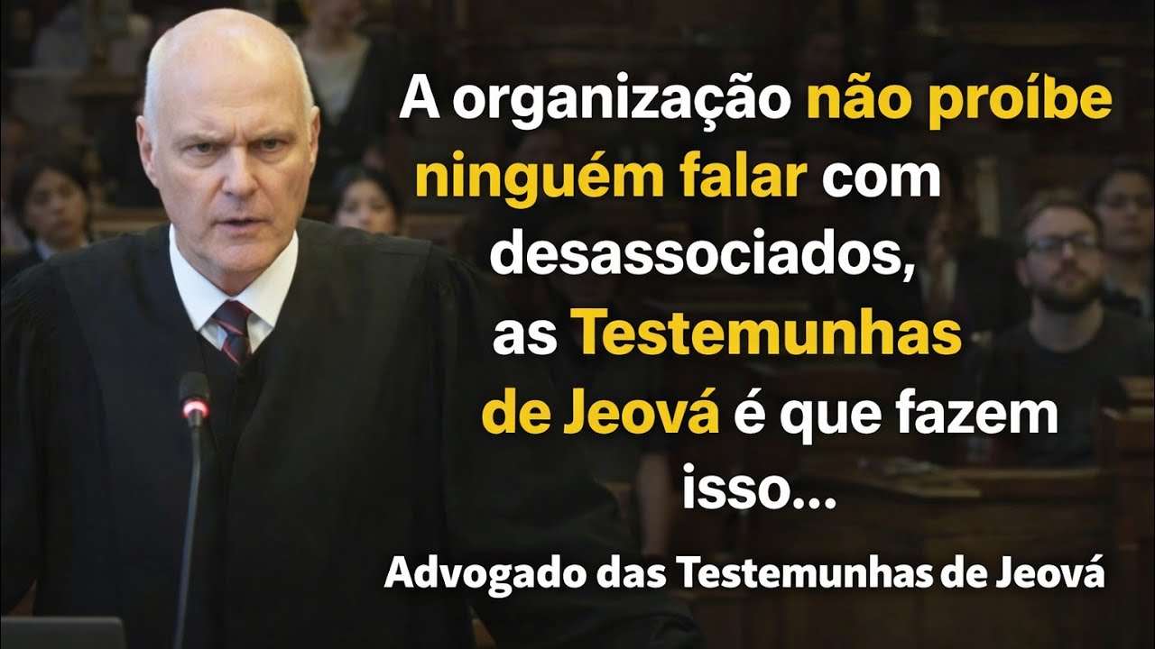 A culpa é das Testemunhas de Jeová, não é da organização