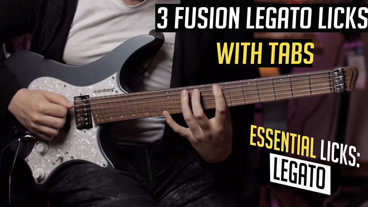 3 фразы Fusion Legato (с табулатурами) | Джек Гардинер