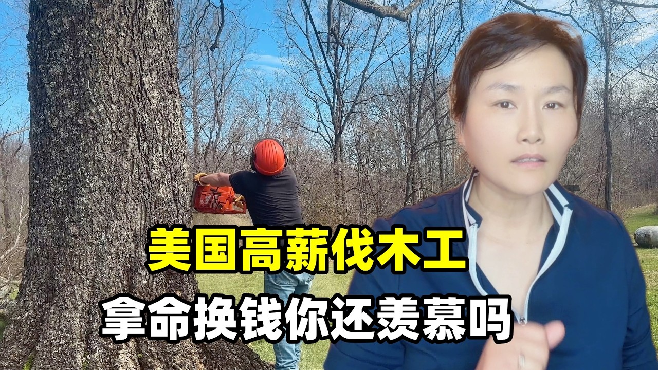 美國高薪職業伐木工，老公做了30多年，聽完這些代價你還羨慕嗎？