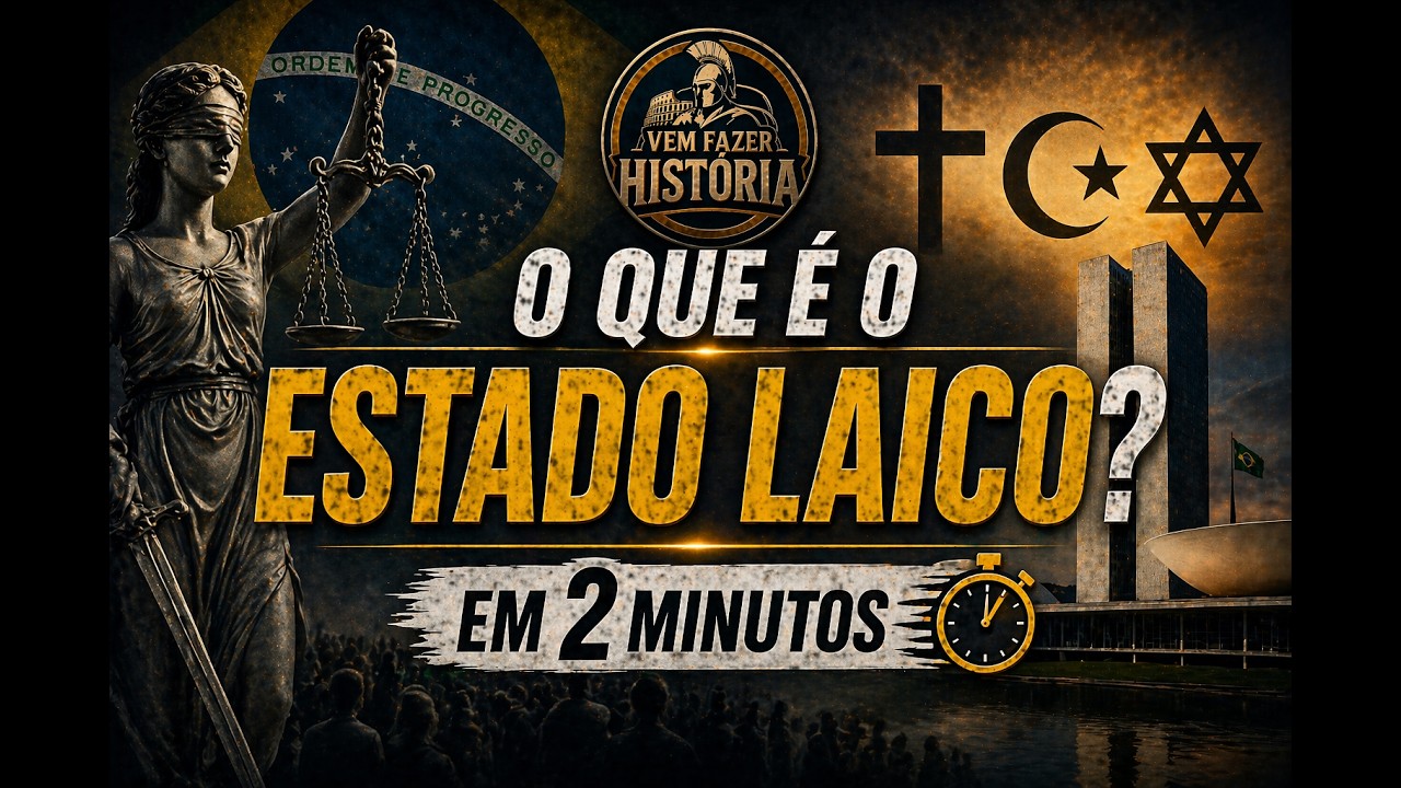 O que &eacute; o ESTADO LAICO? (Em 2 minutos)