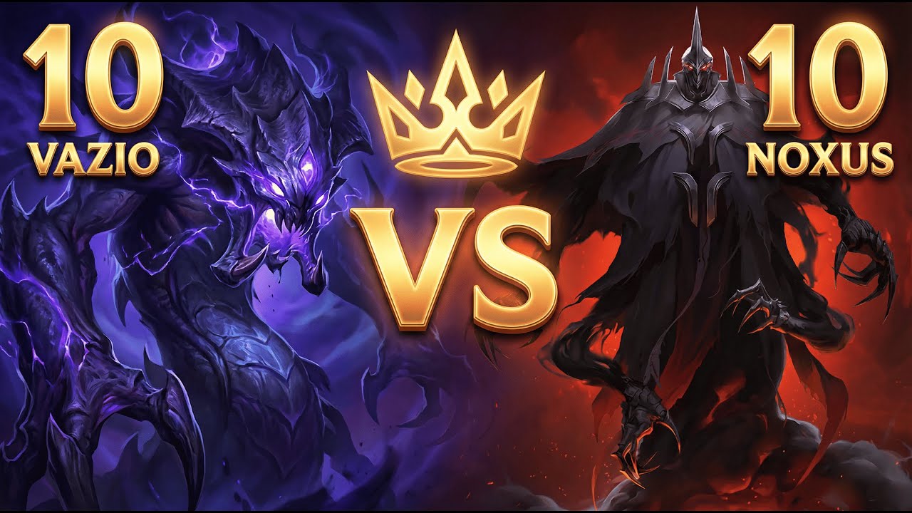CAOS NO TFT😱 | 10 VAZIOS vs 10 NOXUS (FINAL INSANO)
