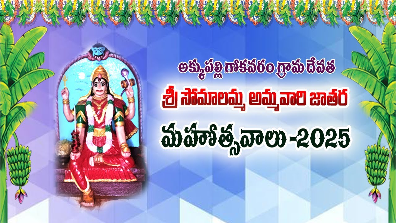 Somalamma Jathara Akkupalli Gokavaram | సోమాలమ్మ అమ్మవారి జాతర అక్కుపల్లి గోకవరం | Jathara Videos