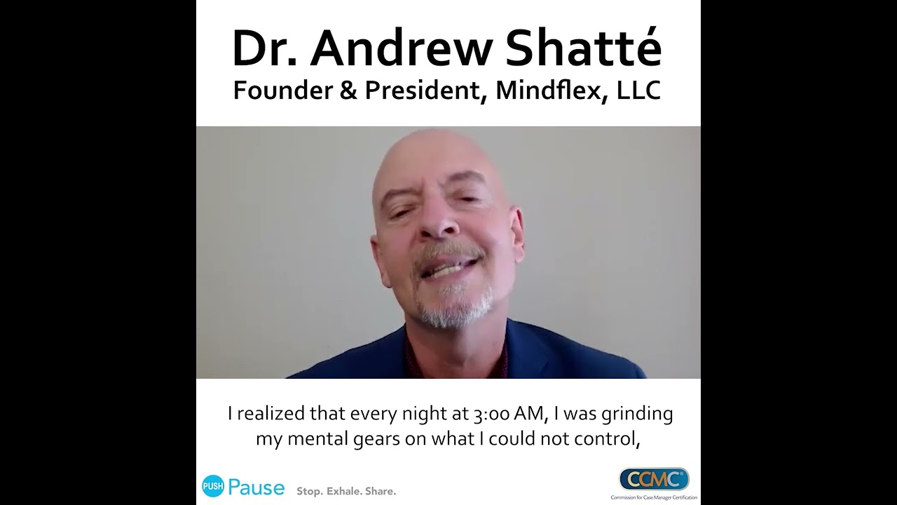 Push Pause. | Dr Andrew J Shatte': Pause Don't Push