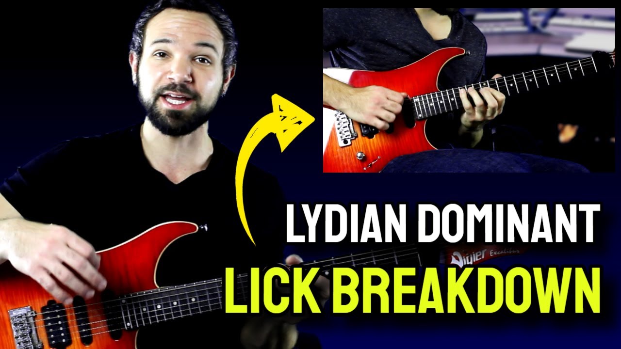 Lydian Dominant LICK BREAKDOWN! (Урок игры на гитаре в стиле рок-фьюжн) | Кэмерон Аллен