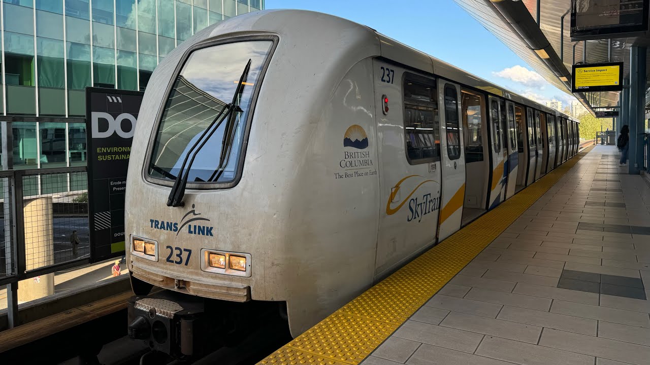Millennium Line - Production Way-University Departure (Bombardier ART Mark II 237)